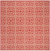 Safavieh Beach House Bhs128Q Red/Creme Rugs.