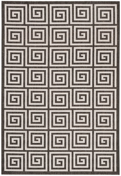 Safavieh Beach House Bhs129A Light Grey/Charcoal Rug.