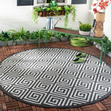 Safavieh Beach House Bhs129A Light Grey/Charcoal Rug.