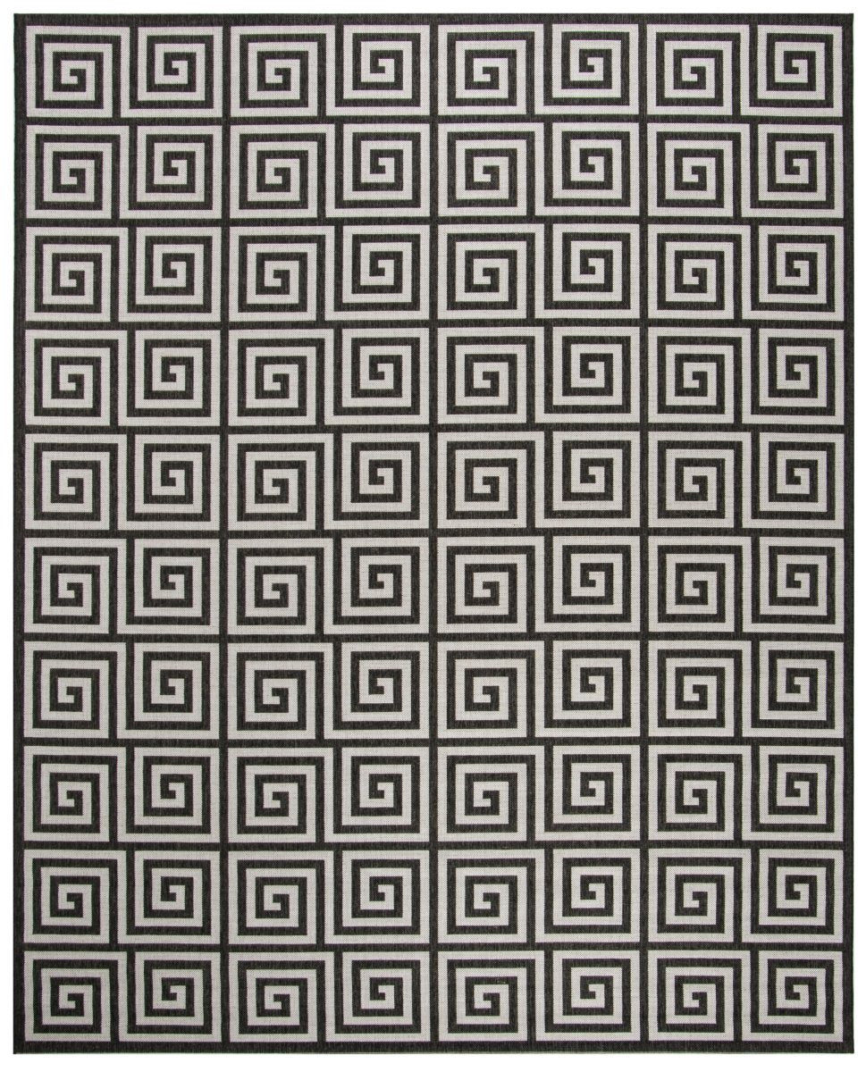 Safavieh Beach House Bhs129A Light Grey/Charcoal Rug.