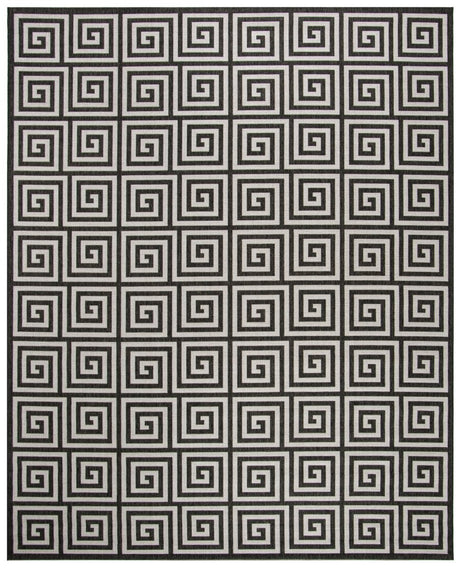 Safavieh Beach House Bhs129A Light Grey/Charcoal Rug.