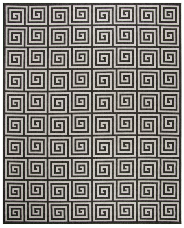 Safavieh Beach House Bhs129A Light Grey/Charcoal Rug.