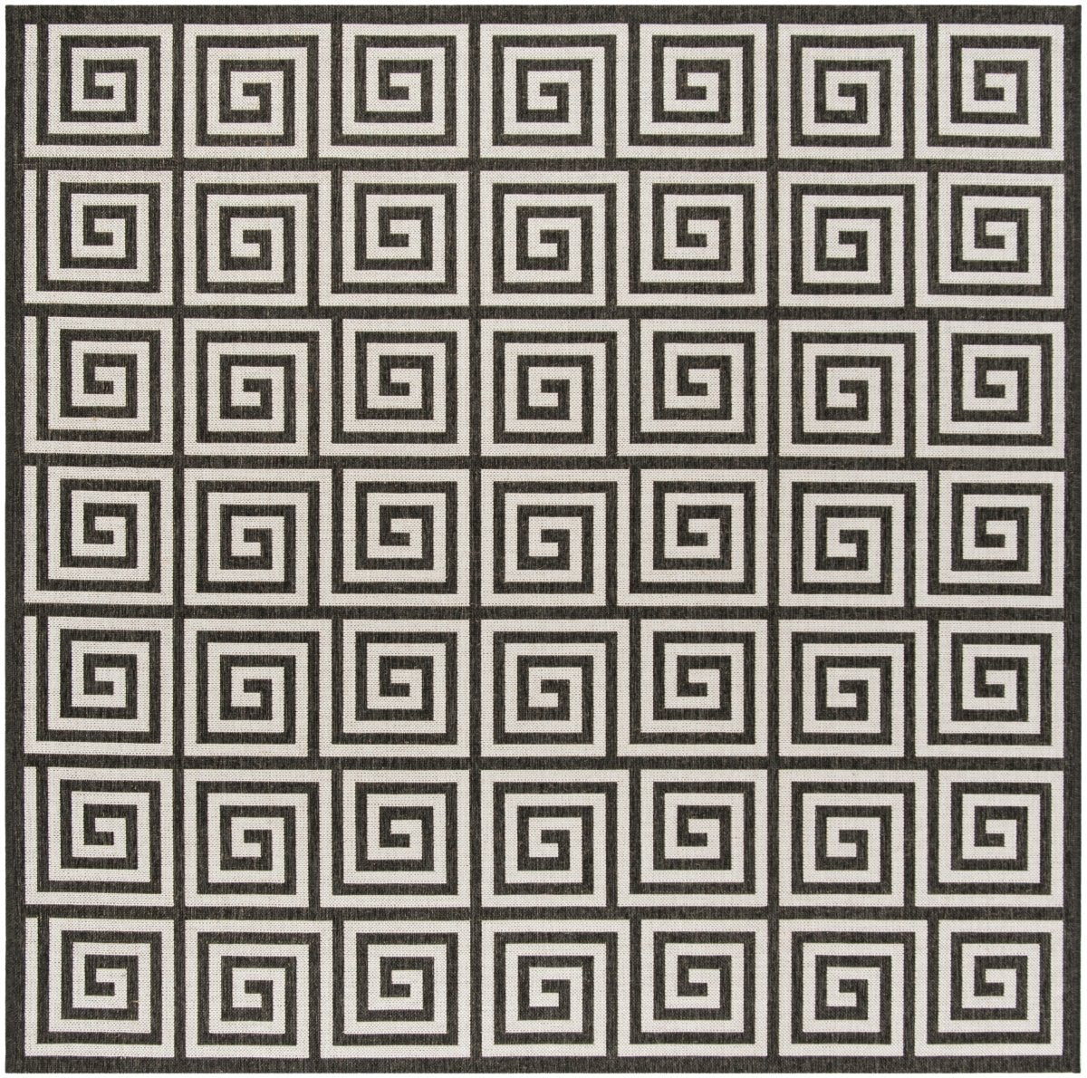 Safavieh Beach House Bhs129A Light Grey/Charcoal Rug.