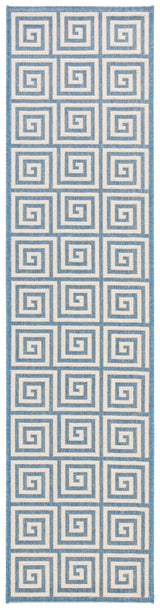 Safavieh Beach House Bhs129N Cream/Blue Rugs.
