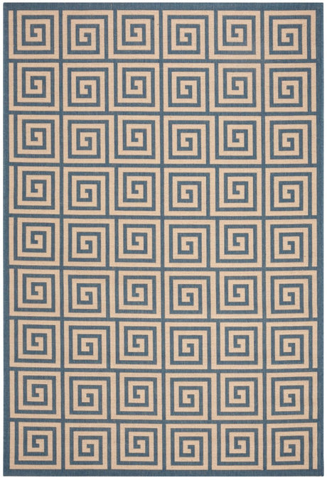 Safavieh Beach House Bhs129N Cream/Blue Rugs.