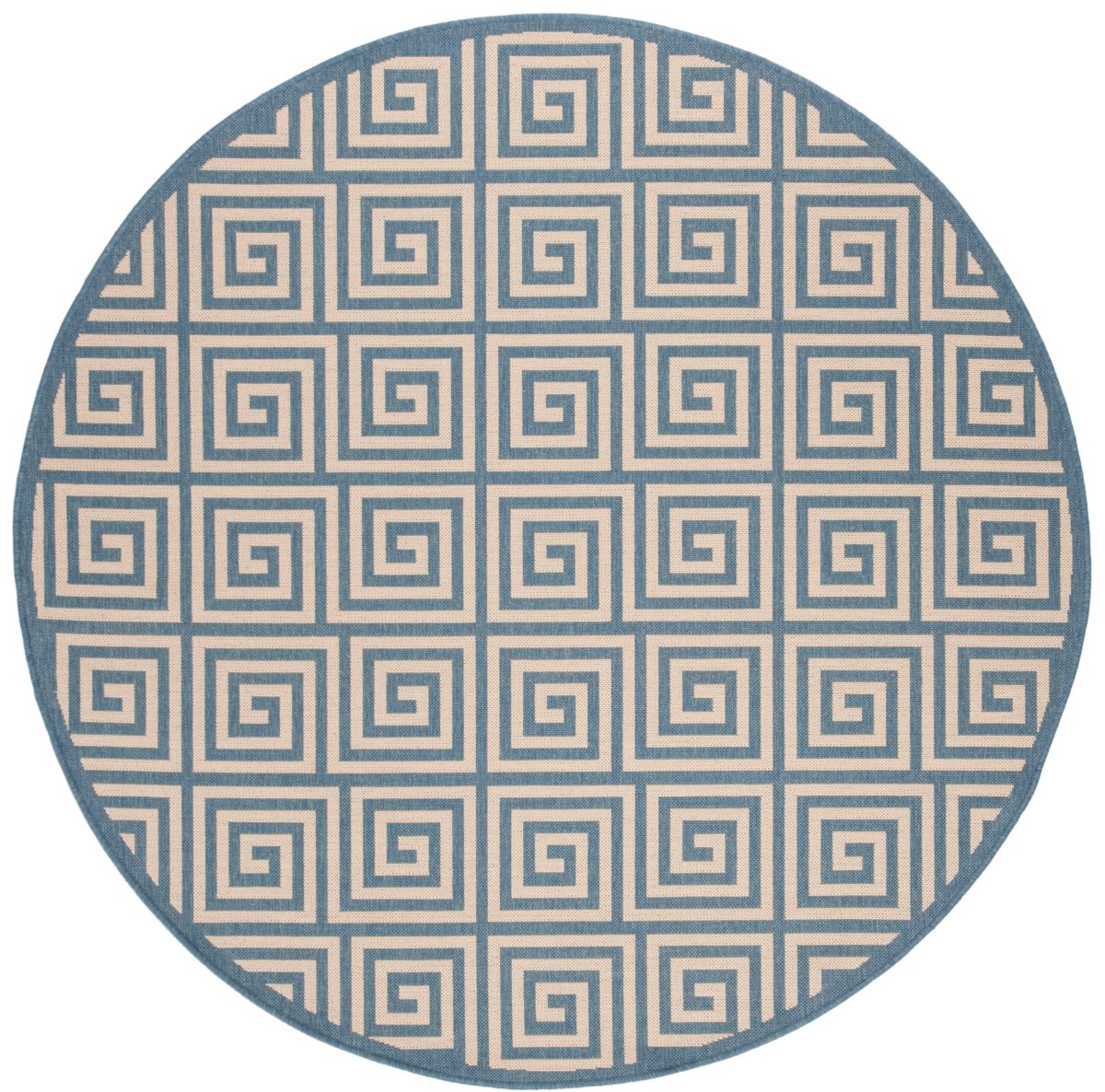 Safavieh Beach House Bhs129N Cream/Blue Rugs.