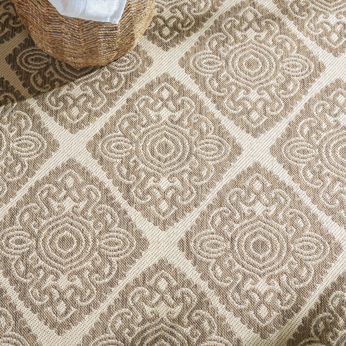 Safavieh Beach House Bhs132C Cream/Beige Rugs.