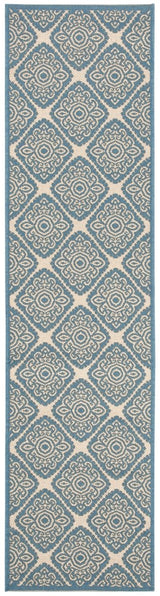 Safavieh Beach House Bhs132N Cream/Blue Rugs.