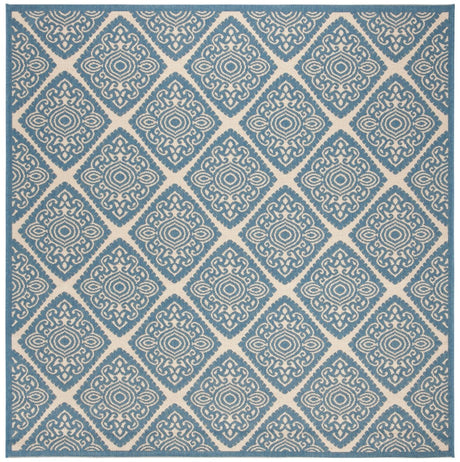 Safavieh Beach House Bhs132N Cream/Blue Rugs.