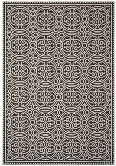 Safavieh Beach House Bhs134A Light Grey/Charcoal Rug.