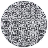 Safavieh Beach House Bhs134A Light Grey/Charcoal Rug.