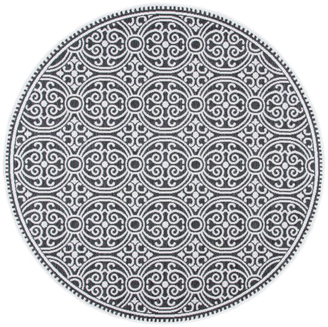 Safavieh Beach House Bhs134A Light Grey/Charcoal Rug.