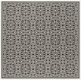 Safavieh Beach House Bhs134A Light Grey/Charcoal Rug.