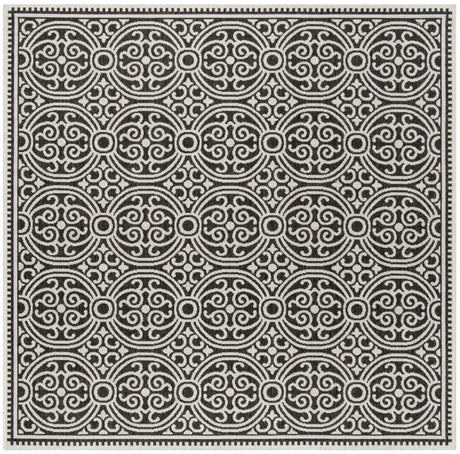 Safavieh Beach House Bhs134A Light Grey/Charcoal Rug.