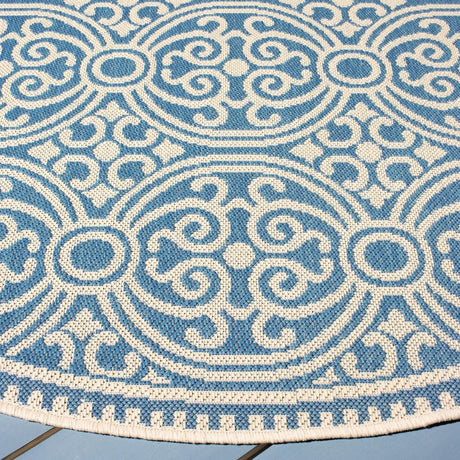Safavieh Beach House Bhs134N Cream/Blue Rugs.