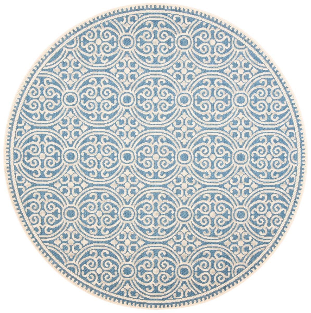 Safavieh Beach House Bhs134N Cream/Blue Rugs.