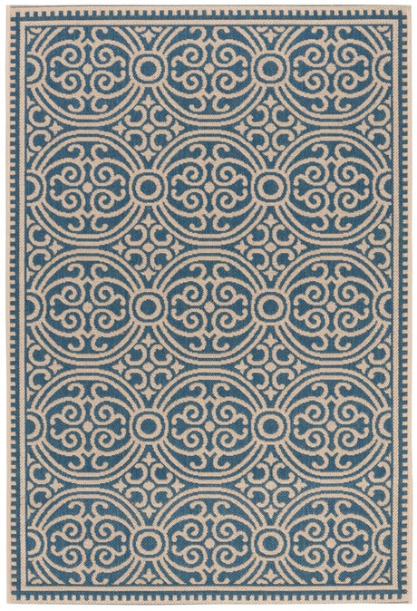 Safavieh Beach House Bhs134N Cream/Blue Rugs.