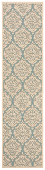 Safavieh Beach House Bhs135K Aqua/Cream Rugs.