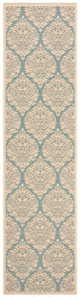 Safavieh Beach House Bhs135K Aqua/Cream Rugs.