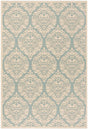 Safavieh Beach House Bhs135K Aqua/Cream Rugs.