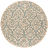 Safavieh Beach House Bhs135K Aqua/Cream Rugs.