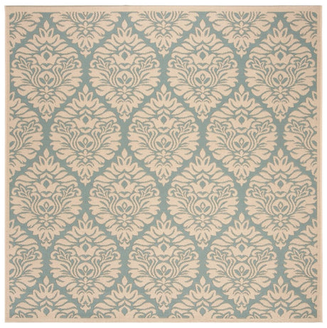 Safavieh Beach House Bhs135K Aqua/Cream Rugs.