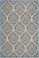 Safavieh Beach House Bhs135N Cream/Blue Rugs.