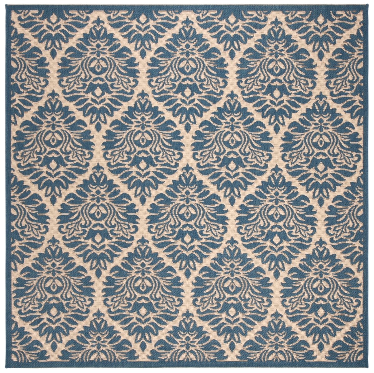Safavieh Beach House Bhs135N Cream/Blue Rugs.