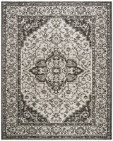 Safavieh Beach House Bhs137A Light Grey/Charcoal Rug.