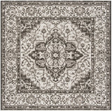 Safavieh Beach House Bhs137A Light Grey/Charcoal Rug.