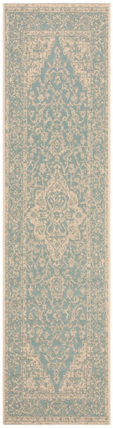 Safavieh Beach House Bhs137K Aqua/Cream Rugs.