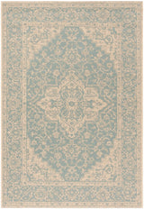 Safavieh Beach House Bhs137K Aqua/Cream Rugs.