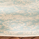 Safavieh Beach House Bhs137K Aqua/Cream Rugs.