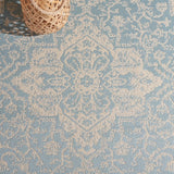 Safavieh Beach House Bhs137K Aqua/Cream Rugs.