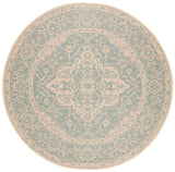 Safavieh Beach House Bhs137K Aqua/Cream Rugs.