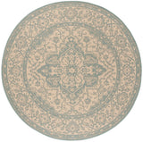 Safavieh Beach House Bhs137L Cream/Aqua Rugs.