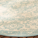 Safavieh Beach House Bhs137L Cream/Aqua Rugs.