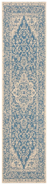 Safavieh Beach House Bhs137M Blue/Creme Rugs.