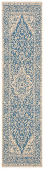 Safavieh Beach House Bhs137M Blue/Creme Rugs.
