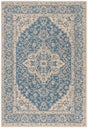 Safavieh Beach House Bhs137M Blue/Creme Rugs.