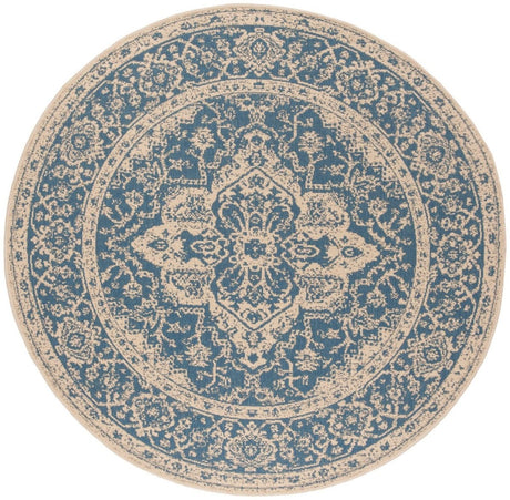 Safavieh Beach House Bhs137M Blue/Creme Rugs.