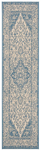 Safavieh Beach House Bhs137N Cream/Blue Rugs.