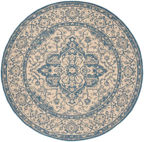 Safavieh Beach House Bhs137N Cream/Blue Rugs.