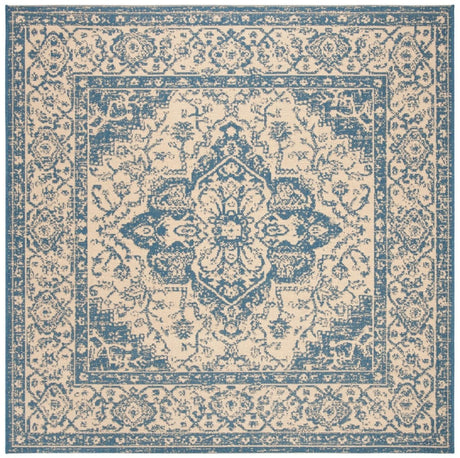 Safavieh Beach House Bhs137N Cream/Blue Rugs.