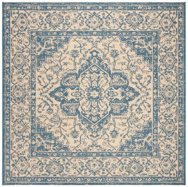 Safavieh Beach House Bhs137N Cream/Blue Rugs.