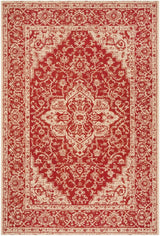 Safavieh Beach House Bhs137Q Red/Creme Rugs.