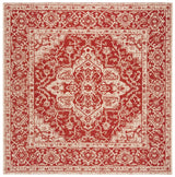 Safavieh Beach House Bhs137Q Red/Creme Rugs.