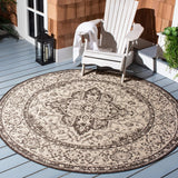Safavieh Beach House Bhs137U Creme/Brown Rugs.