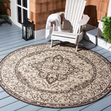 Safavieh Beach House Bhs137U Creme/Brown Rugs.