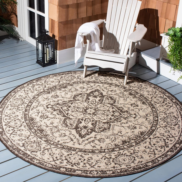 Safavieh Beach House Bhs137U Creme/Brown Rugs.